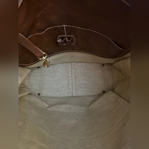 Brahmin Multi-Colored Flag Design Tapestry Tote Handbag - Picture 12 of 15